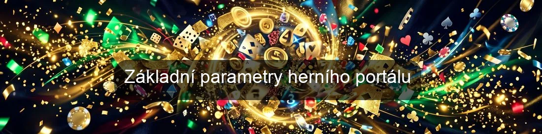 Základní parametry herního portálu